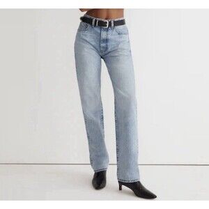 Madewell Light Wash Straight Leg Jeans